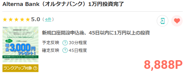 モッピーオルタナバンク