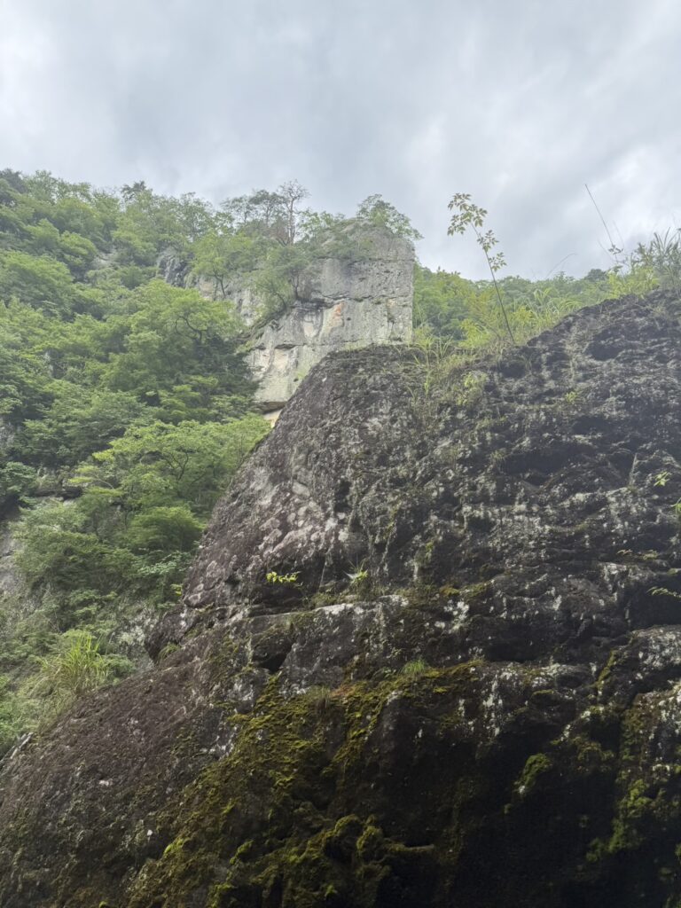 ライン下りで見える景色