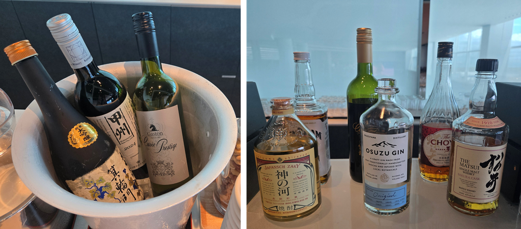 ラウンジのお酒類