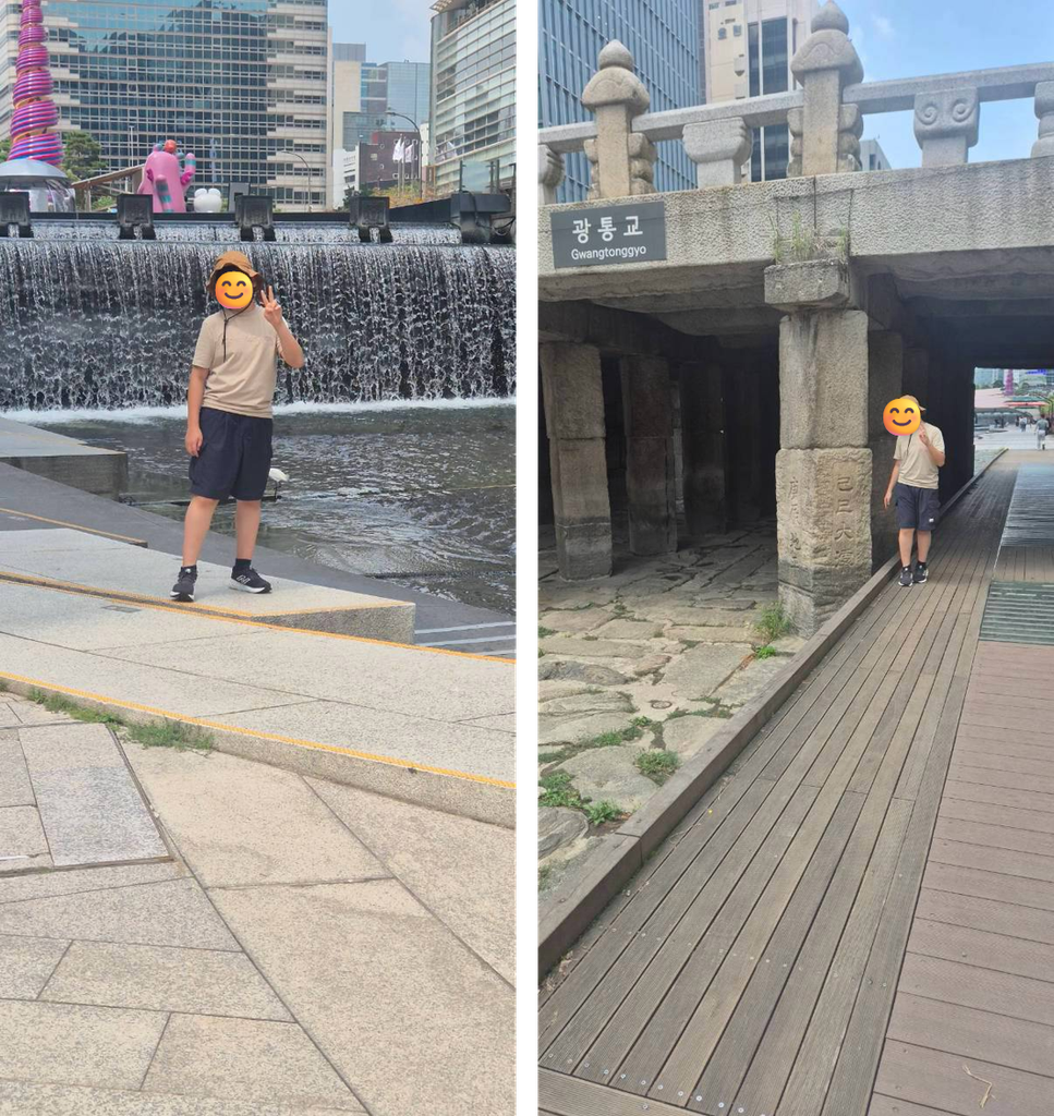 清渓川の散策路
